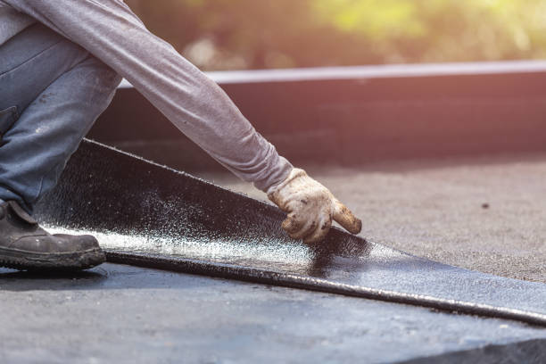 Professional Waterproofing technician working in Jonesville, NC